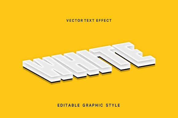 Isometric 3D Blocky Text Effect preview 3