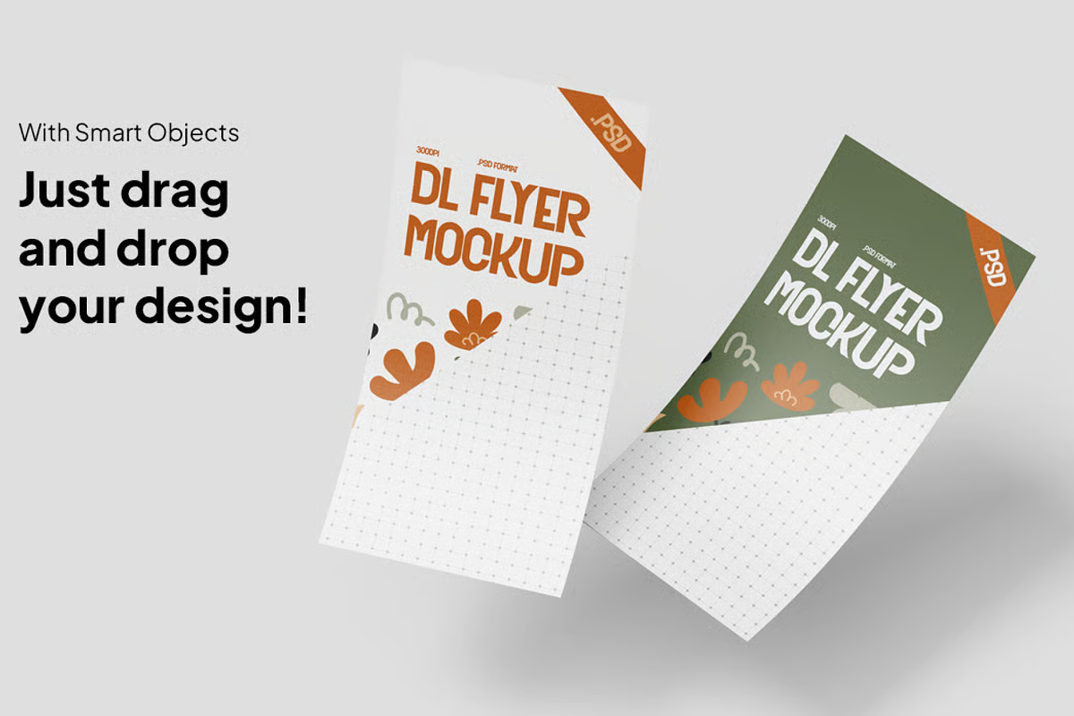 Flyer Mockup Set, an Advertising Mockup by graphicsauce (Photo 4 of 4)