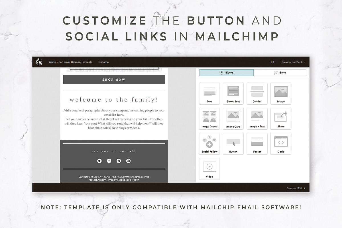 Canva & Mailchimp Template | Coupon, an Email Template by Thirty One Palms Studio (Photo 6 of 7)