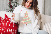 Hand Painted Coquette Christmas Tree, an Illustration by SinaCreation (Thumbnail 4 of 7)