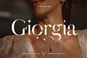 Giorgia - Elegant Ligature Serif, a Serif Font by SilverStag Type Foundry (Thumbnail 1 of 15)