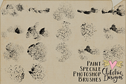 Paint Speckles 35 Photoshop Brushes preview 3