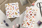 Sewing, embroidery, knitting pattern, a Pattern Graphic by Good Studio (Thumbnail 6 of 6)