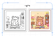 Bold and Easy Cozy Nooks, a Decorative Illustration by Ink Gallery (Thumbnail 3 of 9)