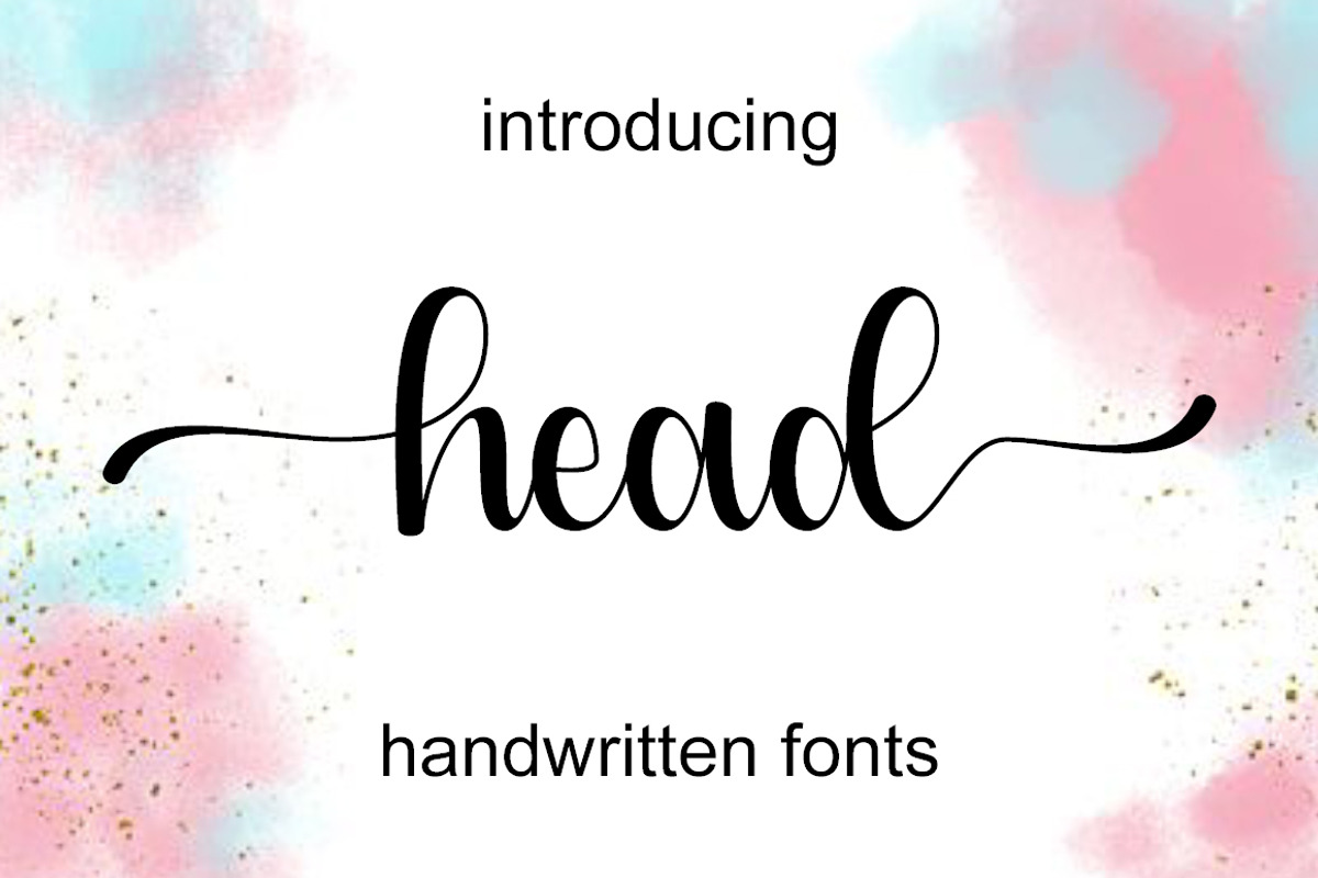 head, a Font by Uloel Design (Photo 1 of 9)
