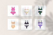 Modern women underwear, lingerie set, an Object Illustration by Good Studio (Thumbnail 16 of 16)