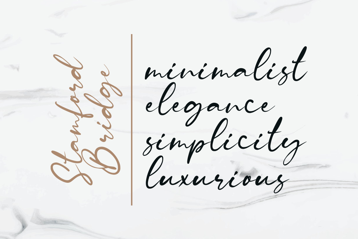 Stamford Bridge Signature Font, a Script Font by Bluestudio (Photo 4 of 11)