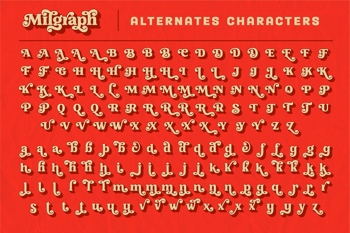 Milgraph, a Serif Font by Abbasy Studio (Photo 4 of 11)
