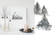 Watercolor Forest Collection, a Texture Illustration by MayaNavits (Thumbnail 4 of 10)