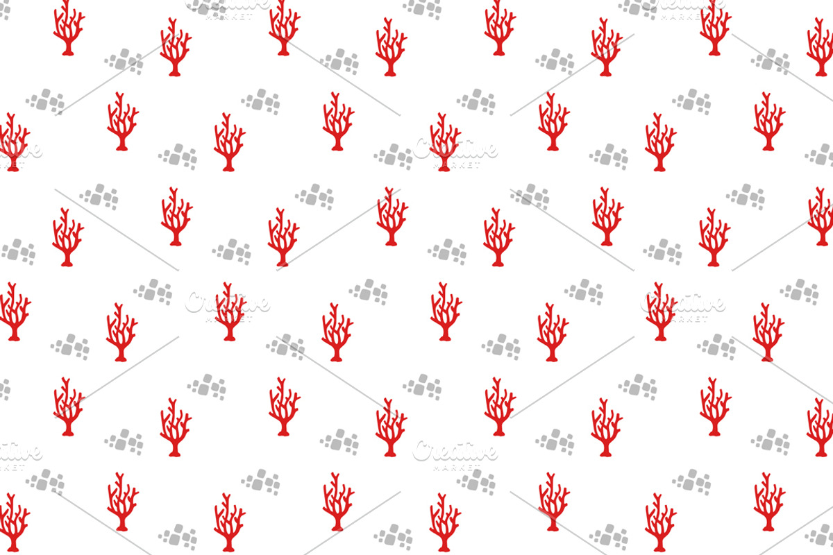 6 Coral Reef Patterns, a Pattern Graphic by Petite Salade (Photo 3 of 9)