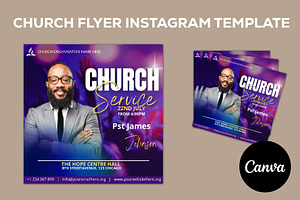 Church Flyer Canva Template