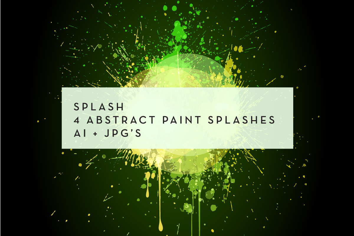 Splash: 4 background circles, a Texture Illustration by vekstok (Photo 3 of 4)