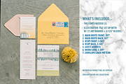 Spring Leaves Wedding Invitation, an Invitation Template by Cordial Punch Press (Thumbnail 3 of 4)