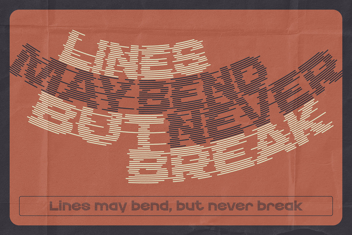 Echo Stripes - Variable Font Set, a Sans Serif Font by Gleb Guralnyk (Photo 5 of 7)