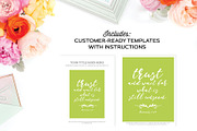Art Printable Templates for InDesign, a Poster Template by Michelle Hickey Design (Thumbnail 5 of 5)