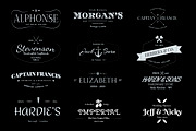 Retro Logos / Badges, a Branding & Logo Template by N A N D U Z D E S I G N (Thumbnail 2 of 14)