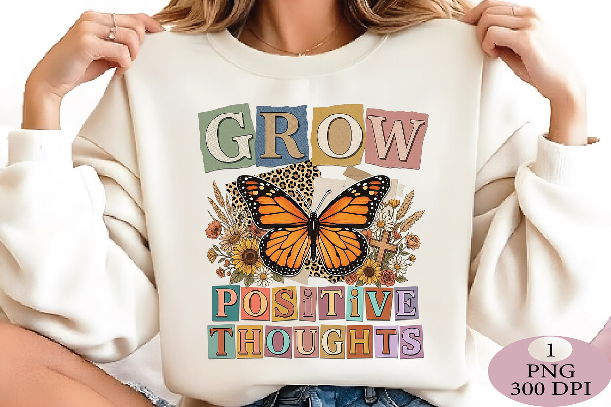 Grow Through What You Go Through Png, an Illustration by Daily.Designs (Photo 5 of 5)