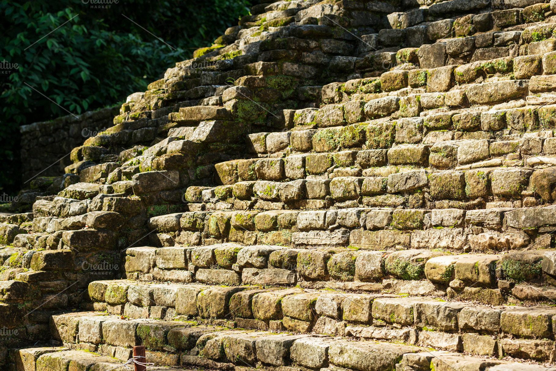 Ancient Mayan Stone Stairs, an Architecture Photo by THP Creative