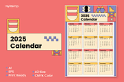 Calendar 2025, a Print Template by nyilstudio (Thumbnail 1 of 3)