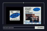 Riviera Instagram Template, a Social Media Template by Creatchees.std (Thumbnail 2 of 5)