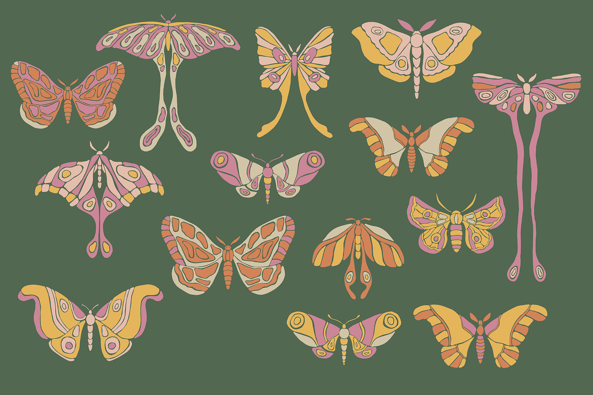 Art Nouveau Graphics Set, an Object Graphic by Liz Kohler Brown (Photo 15 of 27)