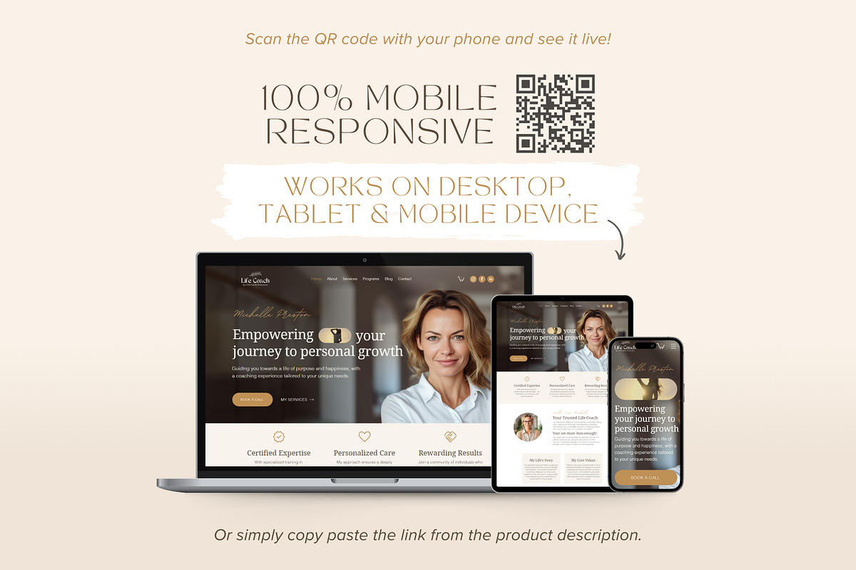Coaching Wix Website Template, a Wix Template by vectorocean (Photo 5 of 11)