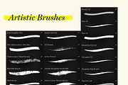 100 + Art Brushes for Procreate, a Brush Add-On by The_Brush_Shop (Thumbnail 12 of 14)