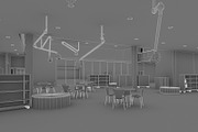 Cultural Center Building, an Architecture 3D Model by 3DNUTS (Thumbnail 15 of 19)