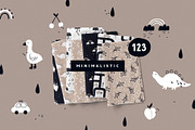 Minimalistic patterns bundle, a Pattern Graphic by tatiletters (Thumbnail 1 of 17)