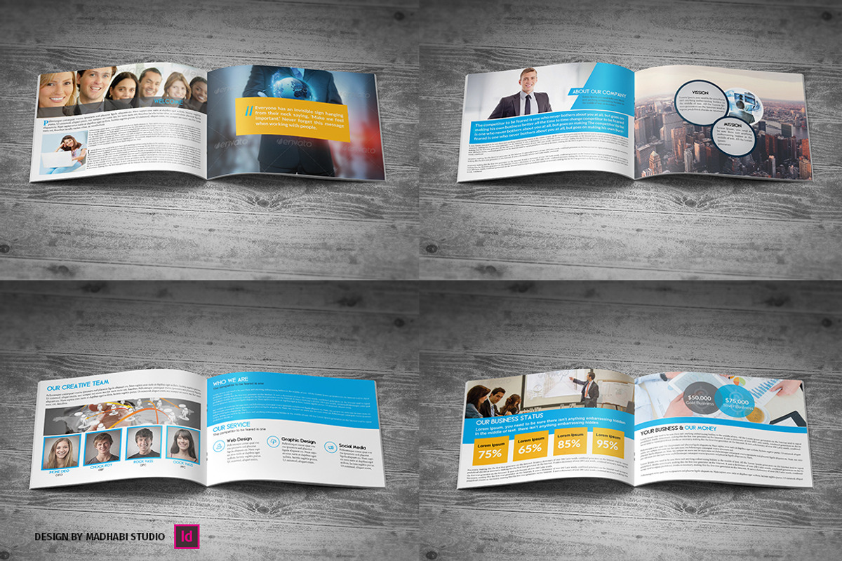 Corporate Brochure 14Pages, a Brochure Template by Madhabi Studio (Photo 2 of 4)