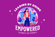 Women's Day Illustration Bundle, a Person Illustration by Brickclay (Thumbnail 7 of 9)