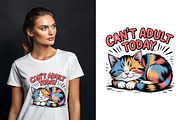 Cant Adult Today Cat PNG, an Animal Illustration by Unique Design Team (Thumbnail 3 of 5)