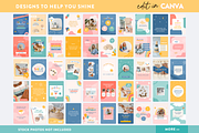 Kids Instagram Templates Canva, a Social Media Template by Design Pixie (Thumbnail 3 of 8)