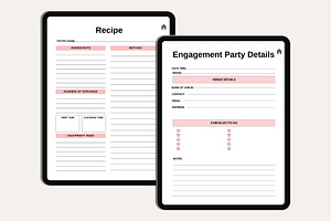 Digital Event Planner Canva Template