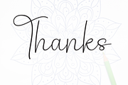 Mandala Handmade | Script Font, a Handwritten Font by Scratchones (Thumbnail 9 of 9)