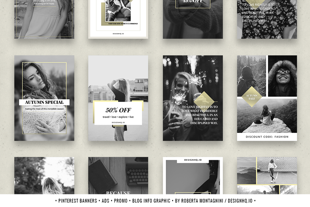 So Chic! Social Media Pack, a Social Media Template by DESIGN HQ (Photo 6 of 10)