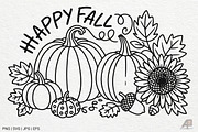 Pumpkin Fall Autumn SVG PNG Bundle, a Photo by Actual Pixel (Thumbnail 12 of 19)