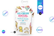 Ice Cream Social Flyer, a Flyer Template by Aam360 (Thumbnail 1 of 3)