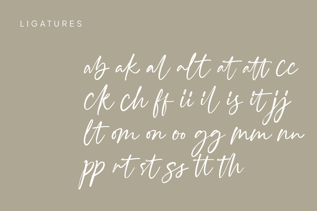 Trusting, a Handwritten Font by din-studio.com (Photo 9 of 11)