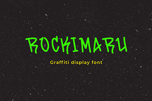 Rockimaru - Graffiti Display Font