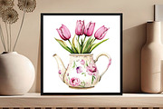 Spring Clipart Tulips Clipart, an Illustration by DreamCafeArt (Thumbnail 5 of 5)