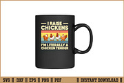 I Raise Chicken I'm Literally SVG, an Illustration by Handy Arts Studio (Thumbnail 3 of 3)