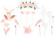 Blush Pink Flowers Poppies One Touch, an Illustration by MariiaVasilenko (Thumbnail 7 of 10)