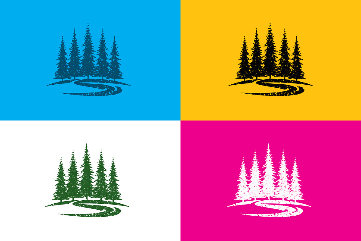 Snowy Pine Logo Template, a Templates & Theme by Maximum Designstudio (Photo 4 of 4)
