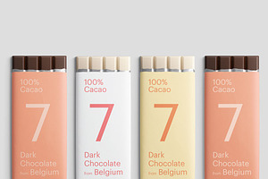 Chocolate Bar Mockup Bundle