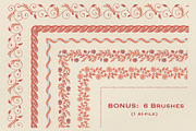 FLORAL ORNAMENTS. Vector Set., a Pattern Graphic by Irina Skaska (Thumbnail 17 of 17)