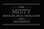 Misty complete, a Serif Font by Gaslight (Thumbnail 1 of 8)