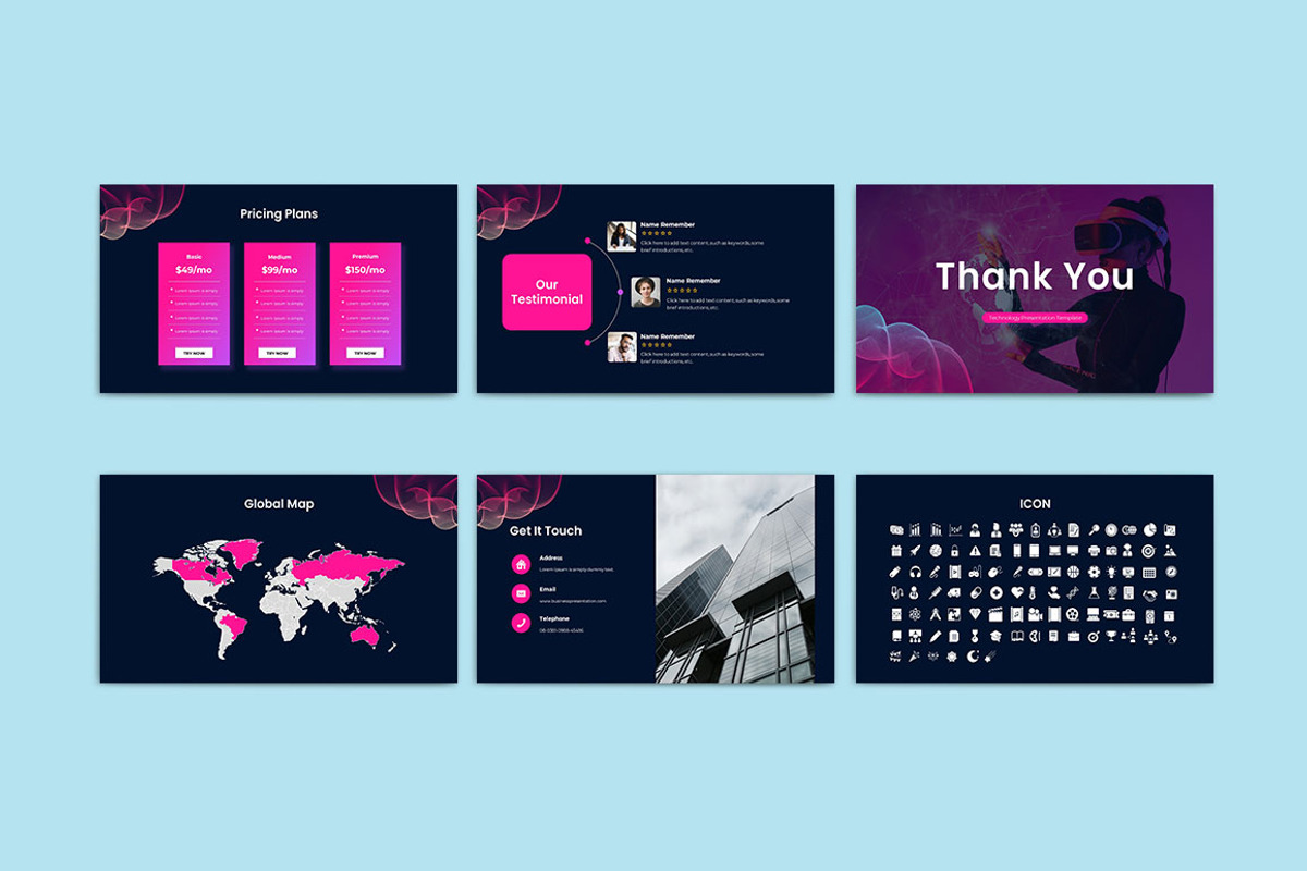 Neotech Powerpoint, a Presentation Template by yanindesign (Photo 5 of 5)