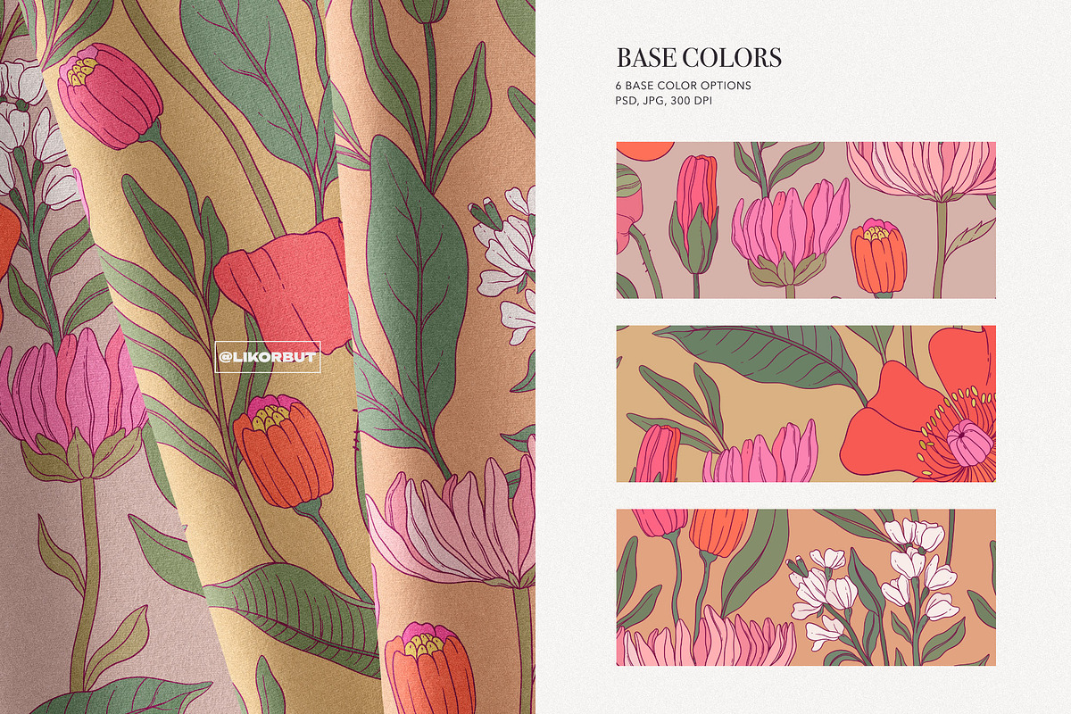 Dainty Botanical Pattern and Prints, a Pattern Graphic by likorbut (Photo 6 of 10)