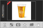 Reusable Beer Plastic Cup Mockup, a Cups & Container Mockup by Bruno's Shop (Thumbnail 2 of 3)